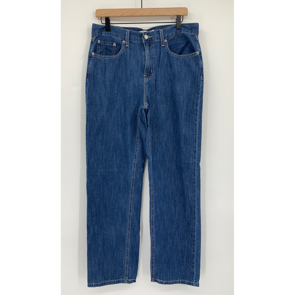 Levis Low Pro Jeans Womens 29 Blue Straight Leg Dark Wash Denim Pants
